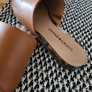 Lucky Brand Cognac Mule